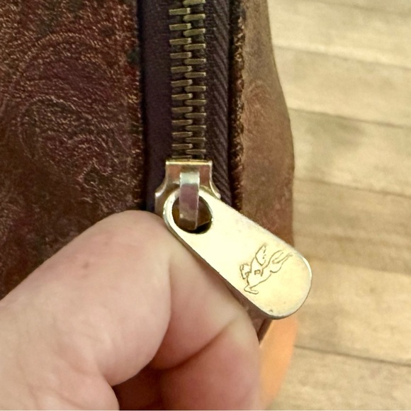 Etro Brown and Tan Paisley Bag - Picture 9 of 15